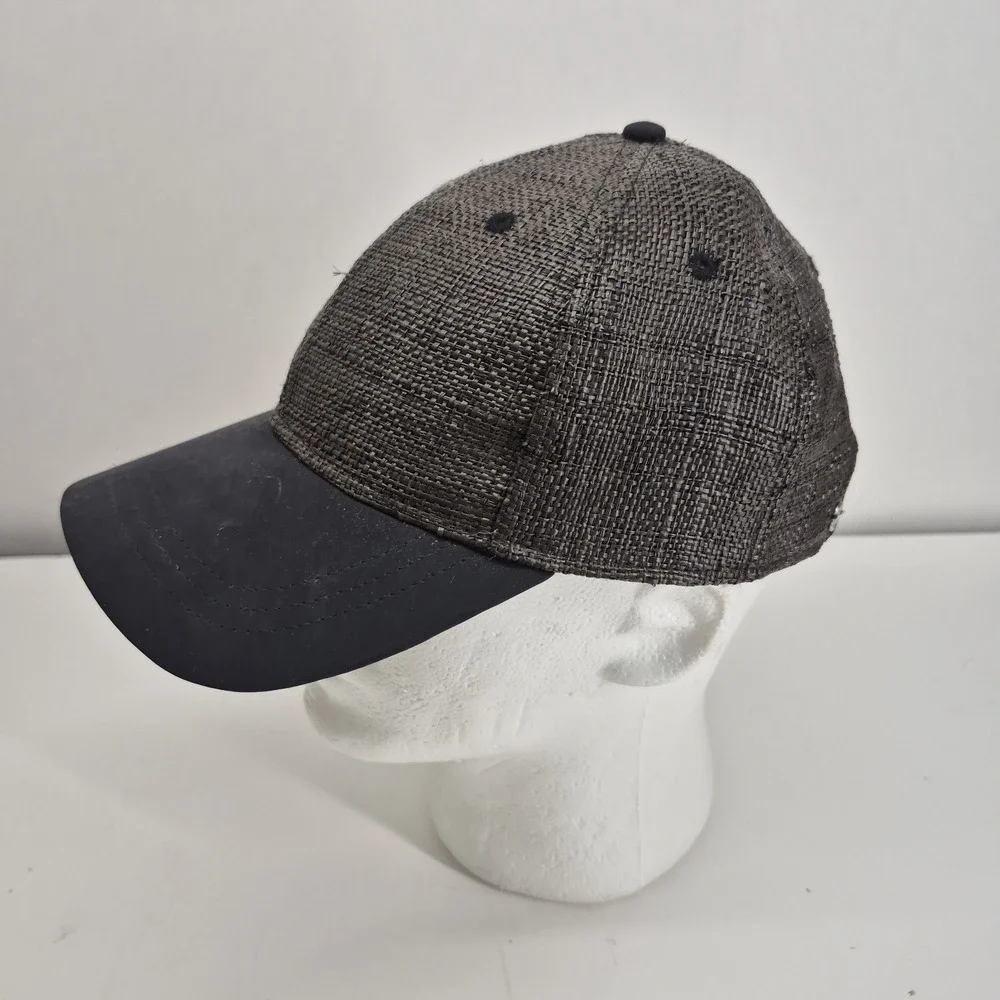 Lululemon Hat Baller Baseball Straw Sunset Black 2016 OSFA Strapback Adjustable